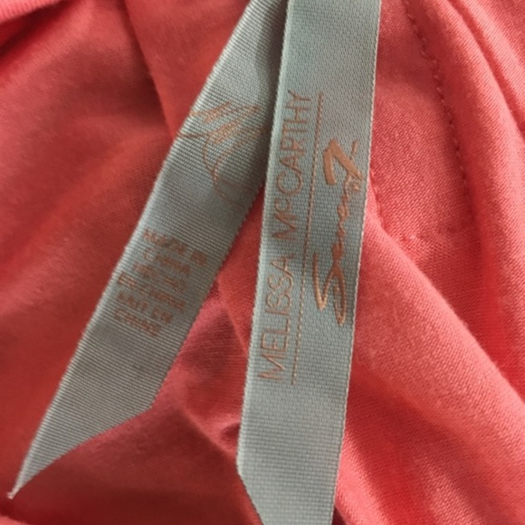 3/&15 Melissa McCarthy Coral Seven 7 Long Sleeve - Picture 4 of 6